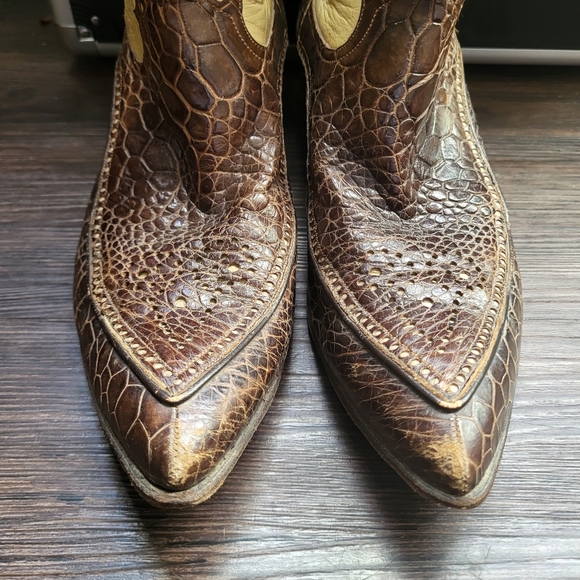 Vintage Leather Cowgirl Boots - Picture 4 of 7